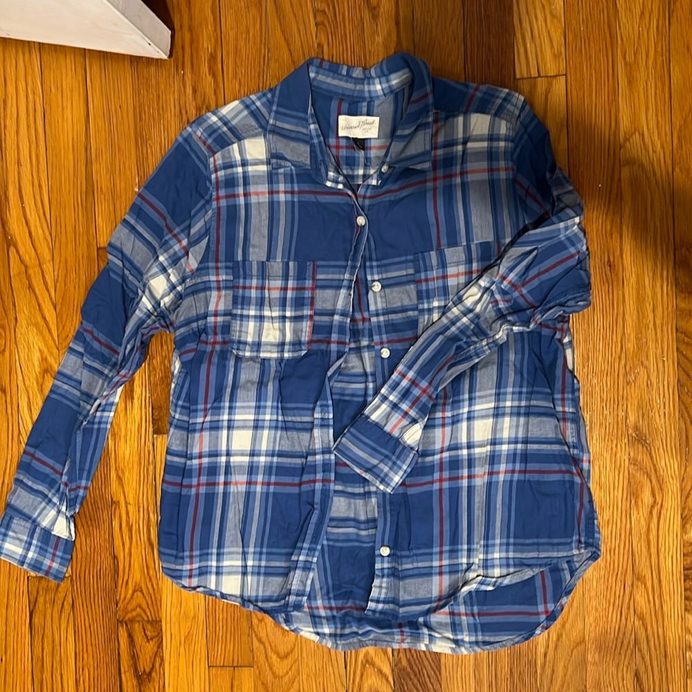 Universal Thread Plaid Button-Up